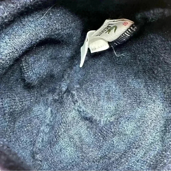 Lacoste Winter Hat Blue  Size 1-2 Years - Picture 10 of 15